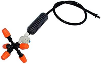 Garden Mist Nozzles 5 Pack Anti Drip Sprinkler Cross Spray for Patio - Image 4