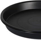 8 Pack 10Inch 12Inch 14Inch 15 Inch Plant Saucer Plastic Plant Saucer Drip Trays Plant Saucers for Indoors Outdoor Plant (10+12+14+15 inch) Black - Image 3