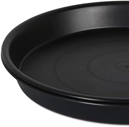 8 Pack 10Inch 12Inch 14Inch 15 Inch Plant Saucer Plastic Plant Saucer Drip Trays Plant Saucers for Indoors Outdoor Plant (10+12+14+15 inch) Black - Image 3