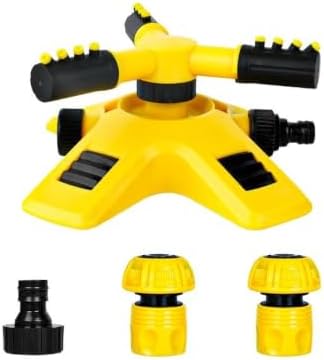 Degree Rotating Lawn Sprinkler, Series Connectable Garden Water Sprayer by Unknown