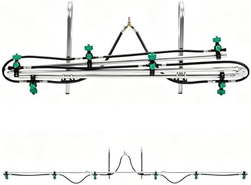 6-Nozzle Foldable Sprayer Boom Kit, Equipped With 2 Heavy-Duty Hooks, 122" Wide, Suitable for ATVs/UTVs, With Adjustable Spray Patterns, Ideal For Large-scale Watering Applications - Image 7