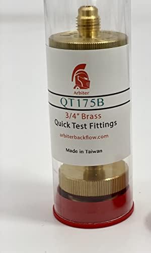Arbiter Backflow Quick Connect Test Fittings (Brass, 3/4" (Set of 3)) - Image 3