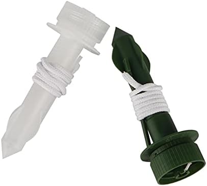 Xiaochen Sprinklers Watering Pipe Fittings Automatic Plant Automatic Watering Device Soil Moisturizing Dripper Garden Plant Watering and Fertilizing Tool Watering Artifact 2 Pieces (Color : Green) - Image 5