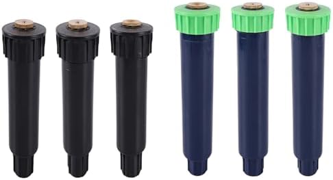 Pop Up Sprinkler 2Pcs 1/2 Inch Female Thread 90/180/360 Degree Irrigation Sprinkler Farm Refraction Nozzle for Lawn, Yard(Type 4) by Unknown