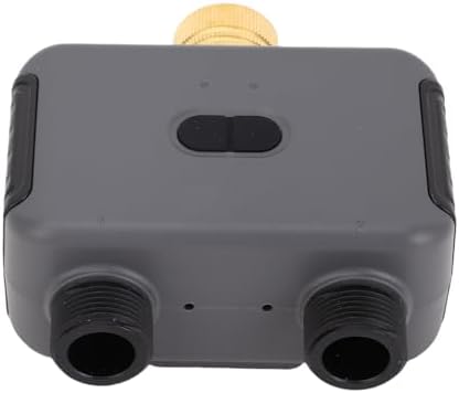 FTVOGUE 2 Zone Sprinkler Timer, Brass Inlet Irrigation Timer with 2 Outlet Design, IP55, Rain Delay, Child Lock, G3 4 Hose Connector for Garden Lawn Yard Watering - Image 4