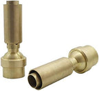 Hose Fittings 3/4" 1" 1.5" 2" Brass Adjustable Air Bubbling Water Column Fountain Nozzles Air-Blended Sprinklers Garden Landscape Fountain (Color : 1 inch) by Lrjskwzc