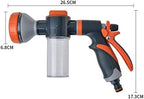 Foam Water Gun Hose Nozzle Car Wash Cleaning Tools Garden Lawn Watering Irrigation Sprinkler Spray Gun Garden Supplies(P02) - Image 2