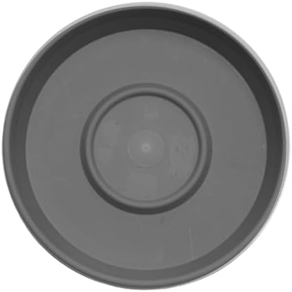 Bloem Terra Plastic Saucer Tray for 8" Terra Planters, Charcoal, 6-Pack - Image 4