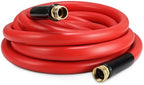 Garden Hose 20ft x 5/8” Hot/Cold Water Hose, -50°F to 190°F, Red by BLENDLITETools