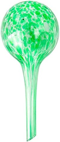 Aqua Hand Blown Glass Water Bulbs Plant Flower Watering Globes Cans Glass Ball for Home Decor (1, Green) by ACEVER--LivewithSmile