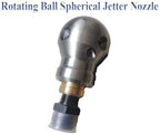 3/8" Rotating Sewer Nozzle for Pipe Cleaning, Stainless Steel - Image 6