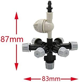 7 Way Hanging Anti Drip Multi Nozzle Atomizing Garden Sprinkler - Image 4