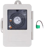 Generic Mechanical Timer Switch Rainproof Time Switch Quartz Controlled 24 Hour Cycle 30A SPST Power Control with Manual ON AUTO Off for Water Heater Stair Light Street Lamp Office - Image 6