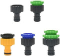 Hose Connector Adapter Garden Quick Coupling 1/2 3/4 1 Inch Female To 5/8 Inch Faucet Quick Coupling Adapter Car Wash Water Gun Accessories 50 Pieces (Color : US) by Unknown