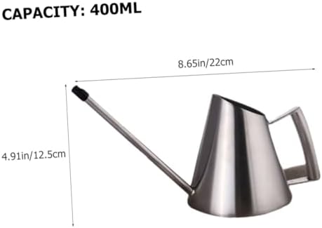 Mipcase Stainless Steel Indoor Watering Can Ergonomic Long Spout Design for Easy Plant Care Capacity Durable Metal Watering Pot for Indoor and Outdoor Use - Image 2
