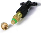 Irrigation System forgarden 10-100PCS Adjustable Brass Spray Nozzles with 1/4” Tee Joint for Garden Lawn 4/7mm Hose Misting Watering Sprinkler Garden Sprinkler(Gold 30PCS) - Image 5