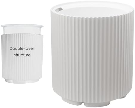 Kozyard Double-Layer Round Planter 16"H Plant Pots for Indoor Outdoor Porch by Kozyard