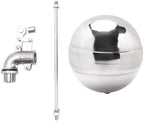 Adjustable Float Ball Valves - 3/4" NPT Male Thread Stainless Steel 304 Elbow Flow Control Float Valve for Automatic Water Level Control Tank Pond Water Tower - Image 3