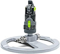 Impact Sprinklers for Yard, Garden, and Large Areas - Rotating Pulsating Lawn Sprinkler with Adjustable 360 Degree Rotating Head, 4 Spray Patterns, and Heavy Duty Metal Base by Kings County Tools by KingsCountyTools