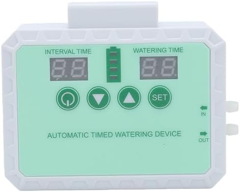 Asixxsix Automatic Watering System for Potted Plants, Solar Powered Timer Controlled 70% Water Saving Drip Irrigation Kit, Watering System with 1.5W Solar Panel 10M Hose (White) - Image 3