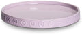 Eightpot Plant Plates to Catch Water, 9.3 Inch Plant Pot Saucers for Indoor Outdoors, Round Plants Drip Tray, Modern Ceramic Plant Saucer, Decorative Plants Dishes to Catch Water, Garden Gift, Purple by Eightpot