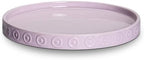 Eightpot Plant Plates to Catch Water, 9.3 Inch Plant Pot Saucers for Indoor Outdoors, Round Plants Drip Tray, Modern Ceramic Plant Saucer, Decorative Plants Dishes to Catch Water, Garden Gift, Purple by Eightpot