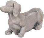 Dog Planter Garden Decor, 20 Inch, Gray - Image 2