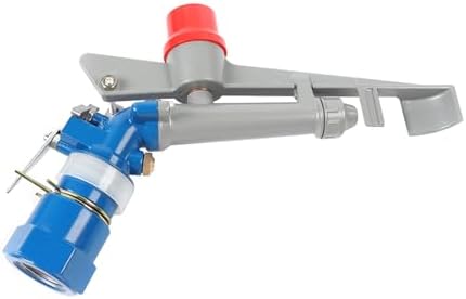 1" Water Spray Gun, Zinc Alloy Agricultural Irrigation Spray Gun, 360° Large-Area Irrigation Spray Mini-Gun Sprinkler with Nozzle Set for Garden Farm Lawn - Image 3