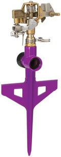 Dramm 15066 ColorStorm Premium 6-Inch Metal Stake Impulse Sprinkler, Berry by DRAMM
