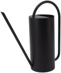 Watering Can, Indoor Metal Watering Can with Long Spout, 1500ml Large Capacity, Stainless Steel Watering Kettle for Desk Office Plants (Black) by MUNEFE