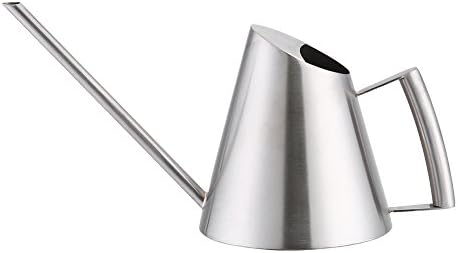 Watering Can Indoor Plants, Metal Can with Long Spout Stainless Steel Watering Pot for Indoor House Plants Bonsai Outdoor Garden 900ml/31.7oz by Cyrank