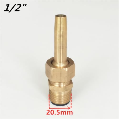 5pcs 1/8" 1/4" 3/8" 1/2" 3/4" copper/brass adjustable fountain Jet nozzles(1l2) - Image 2