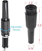50ft 304 Stainless Steel Garden Hose Water Hose with Adjustable Nozzle Outdoor Heavy Duty Flexible Lightweight,No Kink - Image 4