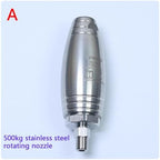 Rotary 500kg Ultra-high Pressure Ceramic Car Washing Machine Nozzle, Stainless Steel Quick Connect Water Gun Nozzle Nozzles - Image 2