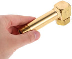 SHINEOFI Heavy Duty Brass Garden Hose Swivel Adapter for Hose Reel Rotatable Fitting for Easy Connection and Replacement for Repair and Maintenance - Image 3