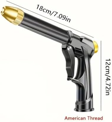 10M High Pressure Water Gun Household Wash Black Adjustable Nozzle Watering Pipe for Plant - Image 4
