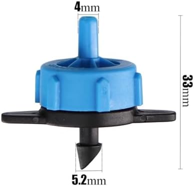 Irrigation Drippers 100pcs 2/4/8L Greenhouse Fixed Flow Pressure Compensating Emitter Head Garden Plant Water Micro Regulator(B-100PCS) - Image 4