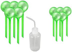 Plant Watering Globes Automatic Plant Watering Bulbs House Garden Water Can Spike Flower Houseplant Device Drip Irrigation System(10PCS SL Green Set H) by Unknown