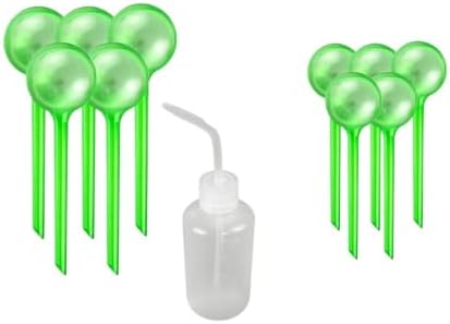 Plant Watering Globes Automatic Plant Watering Bulbs House Garden Water Can Spike Flower Houseplant Device Drip Irrigation System(10PCS SL Green Set H) by Unknown