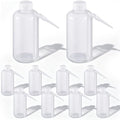 10 Pack 500ml Squeeze Wash Bottles PE Plastic Lab Wash Bottle with Down Spout Translucent Wide Mouth Lab Dispensing Bottles for Liquid Washing Tattoo Cleaning Plant Watering by Ferrochef