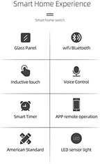 WI-FI Smart Water Heater Switch, Glass Touch Panel, No Neutral line Needed and Neutral line Needed Dual Mode,EU, 40A - Image 4