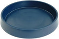 Plant Saucer Tray for Ceramic Plastic Pots, 18 inch Plant Saucers for Indoors, Pot Saucers Trays, Bird Bath Bowls, Flower Planter Water Drip Trays for Pots Base (18", Blue) by Bleuhome