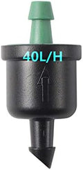 Garden Lawn Sprinkler Irrigation System 50 Pcs Automatic Pressure Compensate Regulator Emitter Agriculture Orchard Steady Flow Dripper Garden Watering Supplies (Color : 40L/H) by Lrjskwzc
