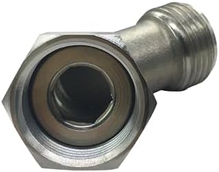 beduan Garden Hose Elbow 45 Dedgree Water Hose 3/4 GHT Male to Female 2PCS - Image 5