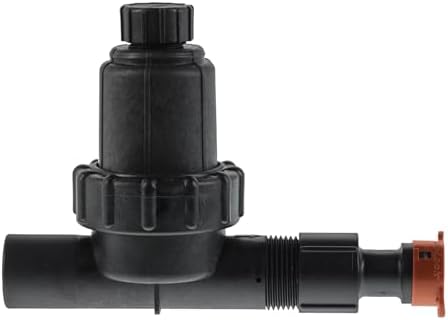 Pressure Regulating T-Filter w/PVC-Lock - Spigot x MPT by Hydro-Rain