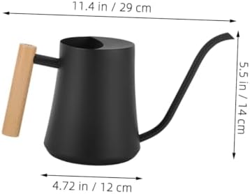 Watering Can Large Capacity with Long Spout, Retro Stainless Steel - Image 2