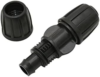 Xiaochen Garden Plumbing Hose Adapter 16 Mm Pe Hose Elbow Straight Barb Connector with Lock Nut 1/2" Hose 2-Way Garden Irrigation Drip Irrigation Accessories 20 Pieces (Color : 16mm) - Image 6