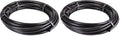 Raindrip 062005P 0.710-Inch Drip Irrigation Supply Tubing, 50-Foot, Black (Pack of 2) - For Drippers, Emitters, Parts, and Systems - Made With Polyethylene by Raindrip