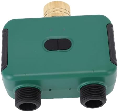 Hilitand Outdoor Smart Dual Zone Water Timer Brass Water Inlet G3/4 Male Thread Hose Connector Sprinkler Controller for Garden Lawn - Image 2