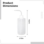 4 Pcs Squeeze Bottles for Plants, 16.9 fl oz 500 ml Spray Bottles with Curved Nozzle, Precision Watering for Indoor Plants, Fertilizer Mixing and Cleaning Tasks - Image 3